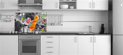 decoration cuisine noir et blanc