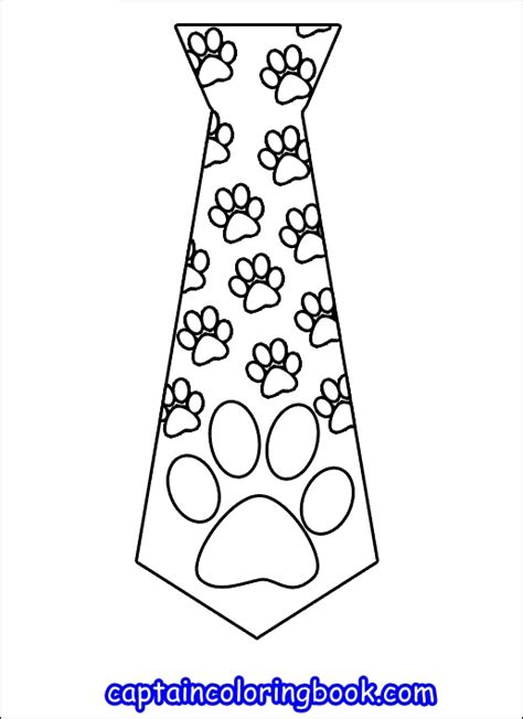 Neck Tie Colouring Pages Sketch Coloring Page