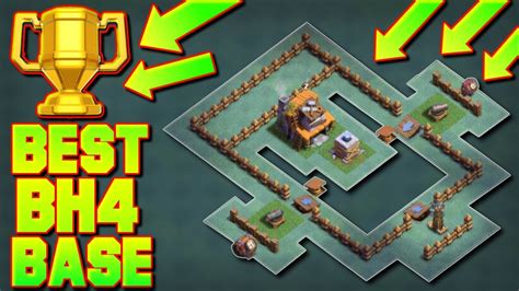 Epic Builder Hall 4 Base Bh4 Defense Replay Bh4 Base Layout