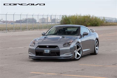 Explore photocutout's photos on flickr. NISSAN GTR on 20 Concavo CW-5 Matte Grey Machined Face ...