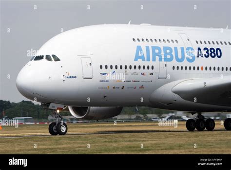 Airbus A380 Superjumbo Neue Technologie Erweiterte Größte Kommerzielle