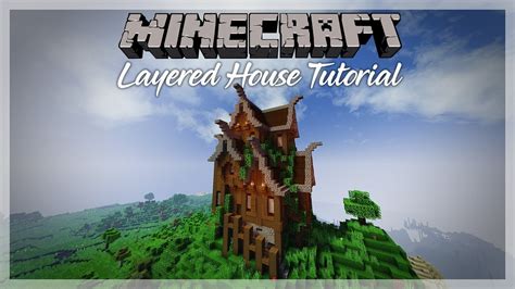 Minecraft Tutorial Layered Hilltop House Timelapse Youtube