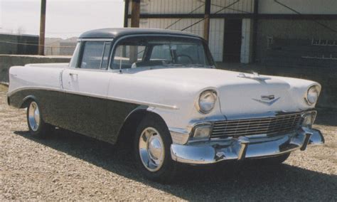 1956 Chevrolet El Camino Custom Pickup Front 34 39876
