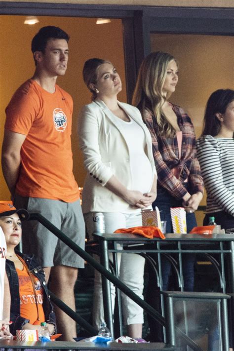 Pregnant Kate Upton At Minute Maid Park In Houston 10062018 Hawtcelebs