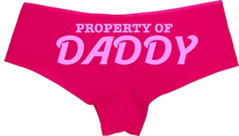 knaughty knickers property of daddy bdsm ddlg cgl daddys princess yes daddy sexy at amazon women