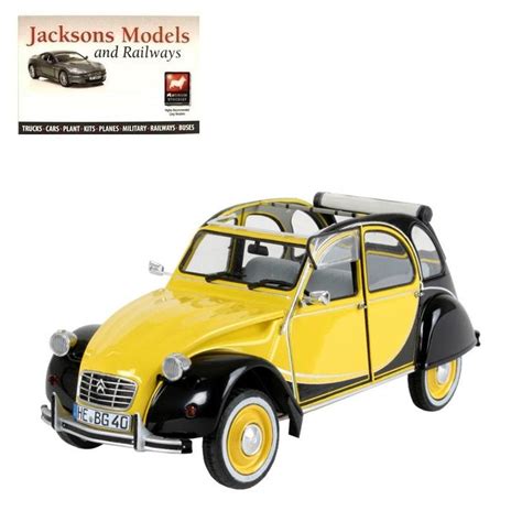 Revell 07095 Citroen 2cv Yellow 124 Scale Kit Jacksons Models And Railways