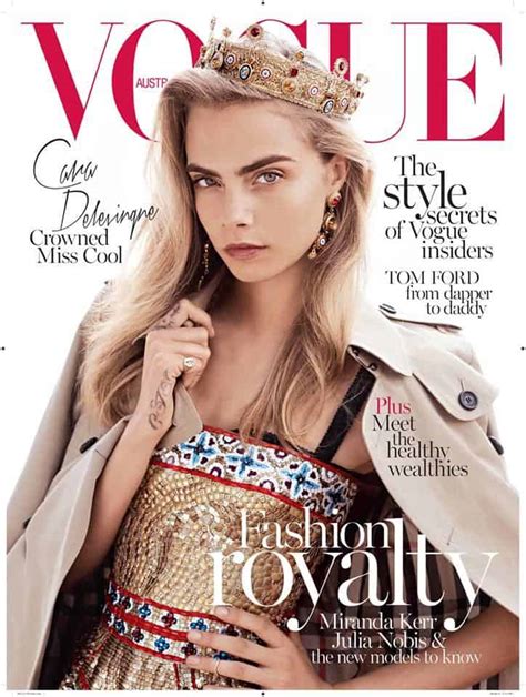 Cara Delevingne Graces Cover Of Vogue Australia