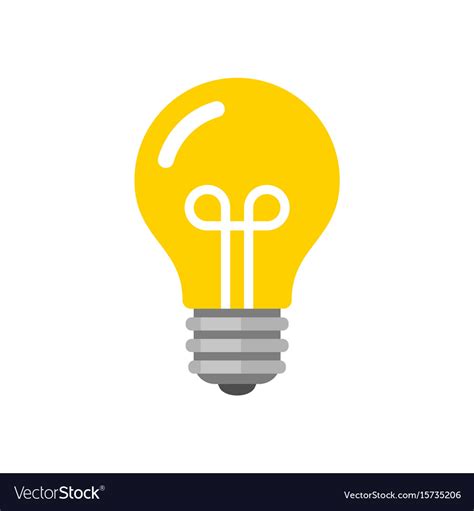 Download light-bulb-icon-flat-style-vector-15735206 - vFairs.com