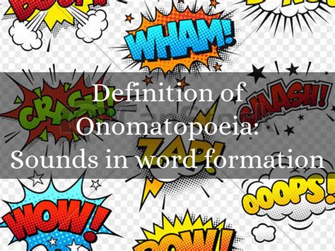 Onomatopoeia Definition And Examples Sentences