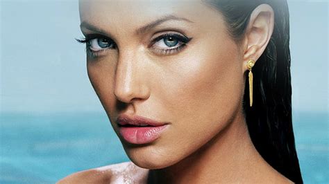 Hd Wallpaper Brunette Most Popular Celebs Angelina Jolie Model Actress Wallpaper Flare