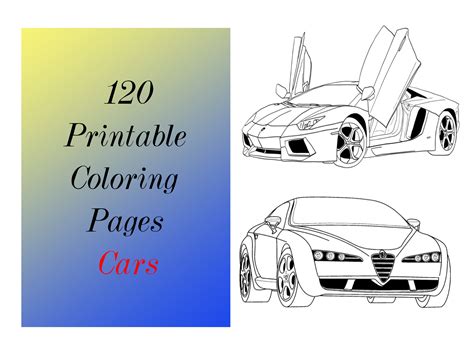 Car Printable Coloring Pages For Kids