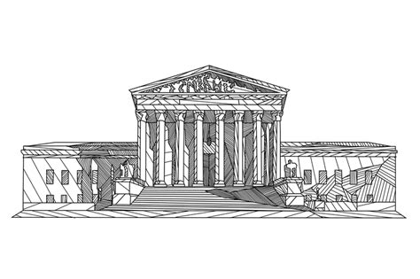 Coloring book supreme court free coloring page (read download) the constitution may be color blind but this book is color ful well it isnt right now of course but it will be after you andor your child andor your attorney the u.s. Supreme Court Building Sketch at PaintingValley.com ...