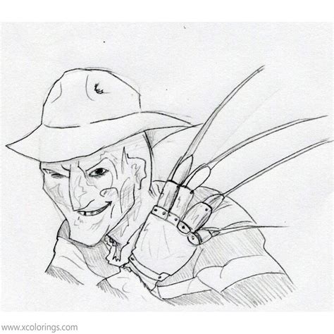 Freddy Krueger Coloring Pages By Datjiveturkey - XColorings.com