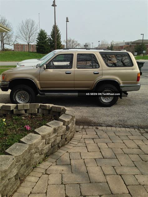 1995 Toyota 4runner Sr5 Sport Utility 4 Door 3 0l