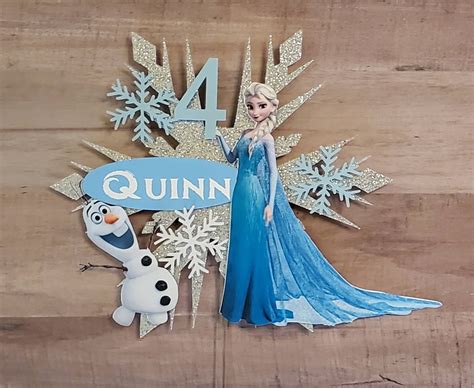 Party Supplies Frozen Cake Topper Elsa Cake Topper Greeting Cards