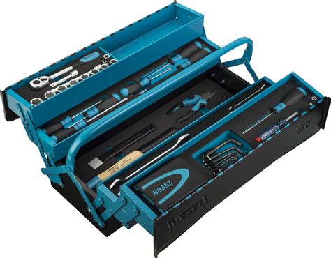 Hazet Metal Tool Box With Assortment Number Of Tools