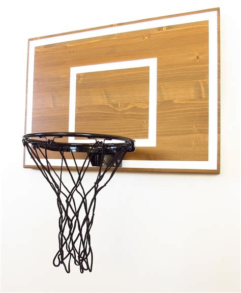 Traditional Basketball Hoop Wood Basketball Hoop With Painted Etsy