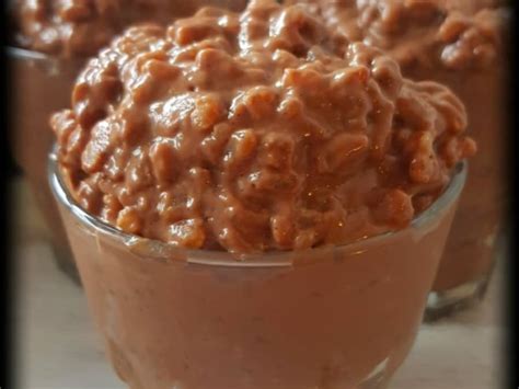 Riz au lait au chocolat