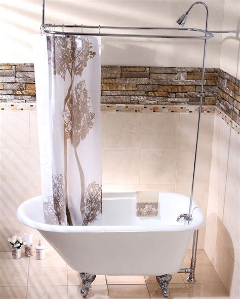 Clawfoot tubs are undoubtedly an elegant and luxurious bathroom addition. Choosing a Shower Curtain for your Clawfoot Tub | Kingston ...