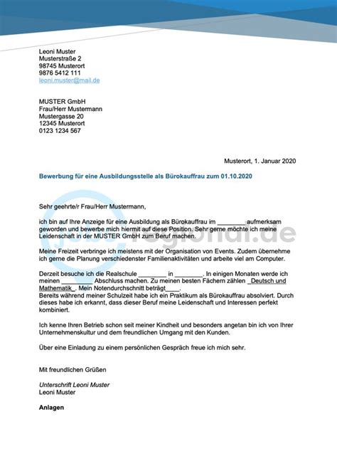 Bewerbung verkauferin schuhe schuhgeschaft schuhmode vorlage. Bewerbungsanschreiben - Bürokaufmann in 2020 | Bewerbung ...