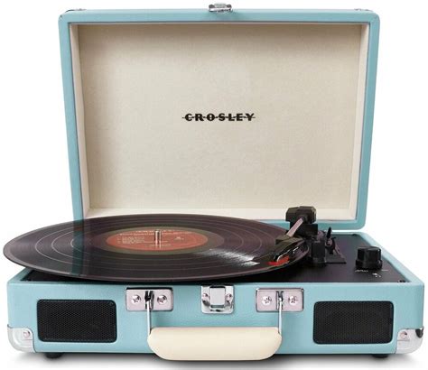 Crosley Cr8005a Tu Cruiser Turntable Turquoise Vinyl