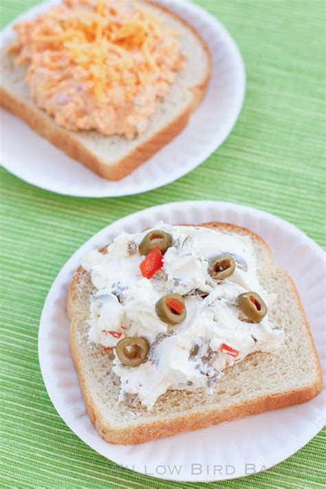 Simple Sandwich Spreads Pimento Cheese And Olive Cream Cheese Simple