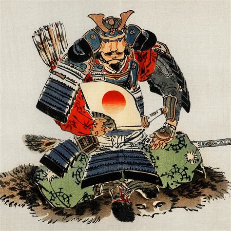 Samurai Japan Warrior Traditional Japanese Character Digital Art By