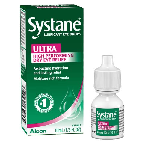 Systane Ultra Dry Eye Care Symptom Relief Eye Drops 10 Ml