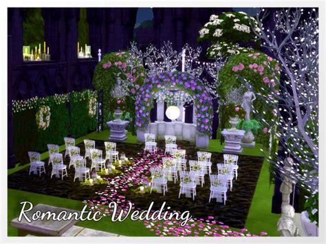 Romantic Wedding Venue By Oldbox At All 4 Sims Sims 4 Updates