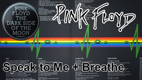 Pink Floyd Speak To Me Breathe 2016 Hq Vinyl Rip Youtube