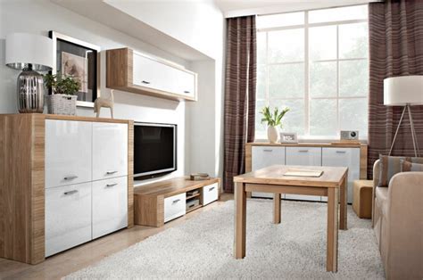 Sie sind weniger wuchtig als schrankwände und verkleinern räume daher nicht optisch, sehen aber ordentlicher aus als regalwände. Wohnwand für moderne Wohnzimmer - 24 modulare Schrankwände ...