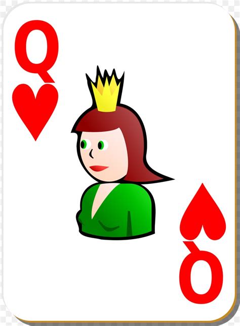 Queen Of Hearts Playing Card Clip Art Png 958x1300px Queen Of Hearts