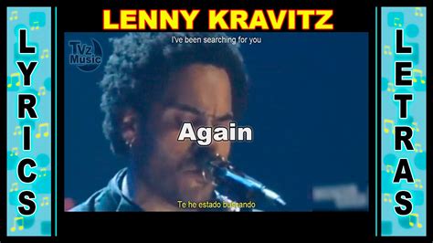 Lenny Kravitz Again Lyrics Letra Ingles Español Youtube