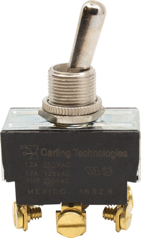 Toggle Switch Carling Dpdt 2 Position On On Terminals Ce