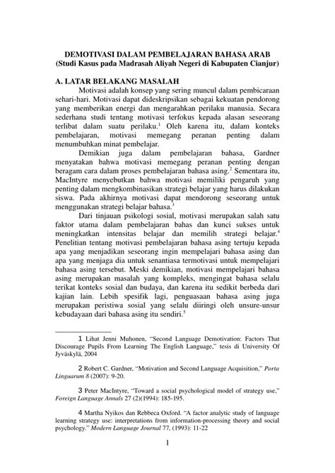 Contoh Proposal Bahasa Arab Kuantitatif – Ilustrasi