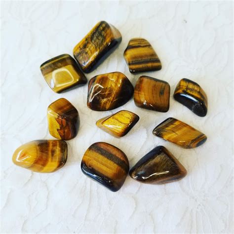 Tumbled African Tiger S Eye Crystal Perfect For Etsy Tiger Eye