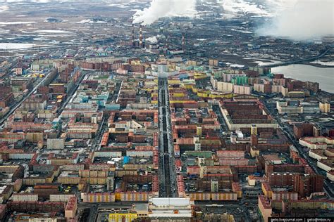 June In Norilsk One Of The Largest Cities Within The Polar Circle