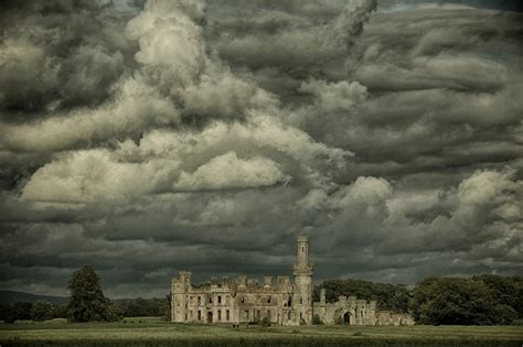 Storm Clouds Over The Haunted Castle Castles In Ireland Haunted