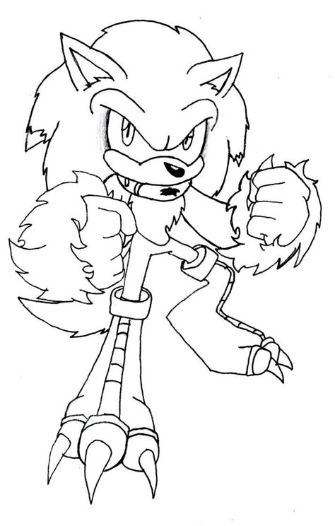 Knuckles is the friendly rival of sonic. Sonic The Werehog Coloring Pages To Print - Coloring Home