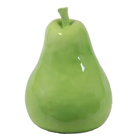 Large Ceramic Green Pear Free Shipping On Orders Over 45 Overstock