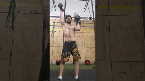 Crossfit Wod Pull Ups And Thrusters With Dumbells Youtube