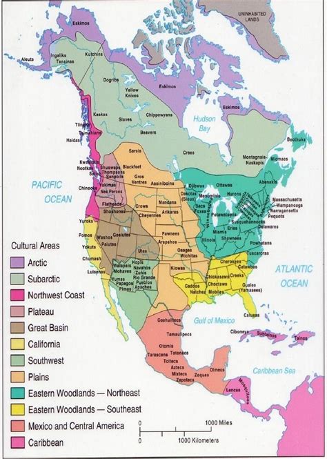 Map Of Native American Tribal Territories Rmapporn