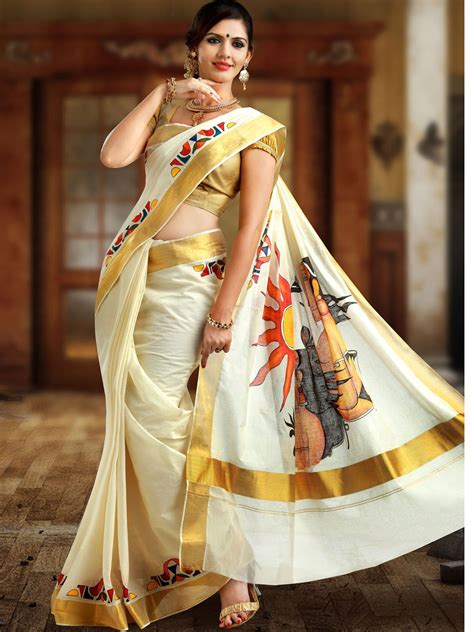 Tradition Kerala Saree Saree Trends Elegant Fashion Wear Kerala Wedding Saree