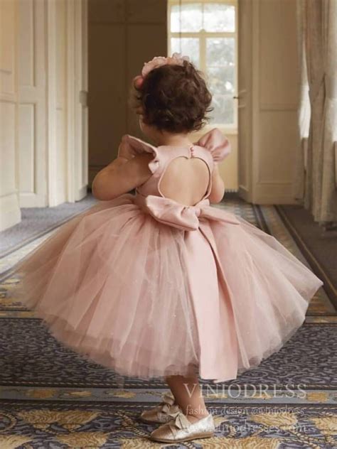 Blush Pink Kids Tutu Dress Flower Girl Dresses Gl1059 Flower Girl