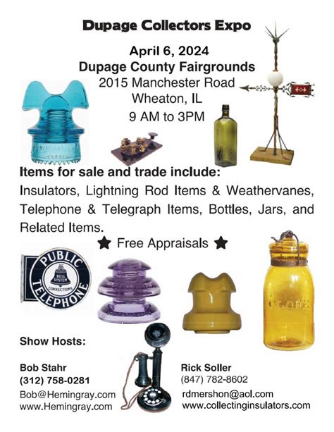 Dupage Collectors Expo Dupage Event Center Fairgrounds