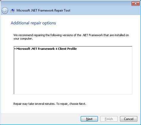 The program is extremely easy to download and install and will scan your. Introducing the Microsoft .NET Framework Repair Tool ...