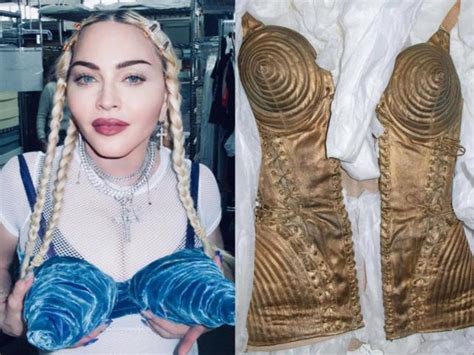 Madonna Revisits Iconic Cone Bra While Showing Off Wardrobe Archive ‘trip Down Memory Lane