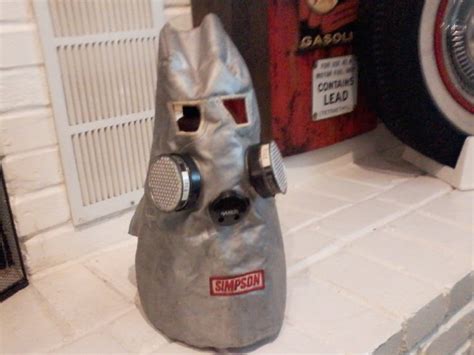 Vitage Silver Simpson Fire Mask The Hamb