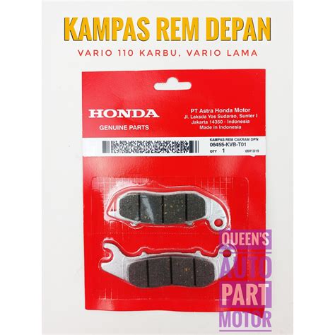 Kampas Rem Depan Dispad Vario Lama Vario Karbu 110 Kvb Shopee Indonesia