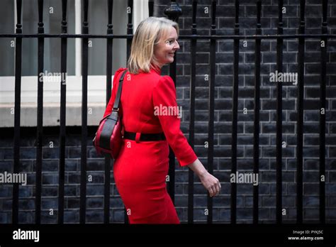 London Uk 29 October 2018 Liz Truss Arrives For A Cabinet Meeting In